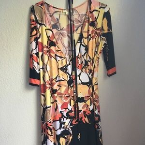 Autumn colored stretchy dress